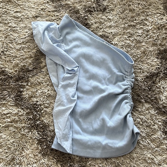 Ruffled One Shoulder Top - Picture 5 of 9